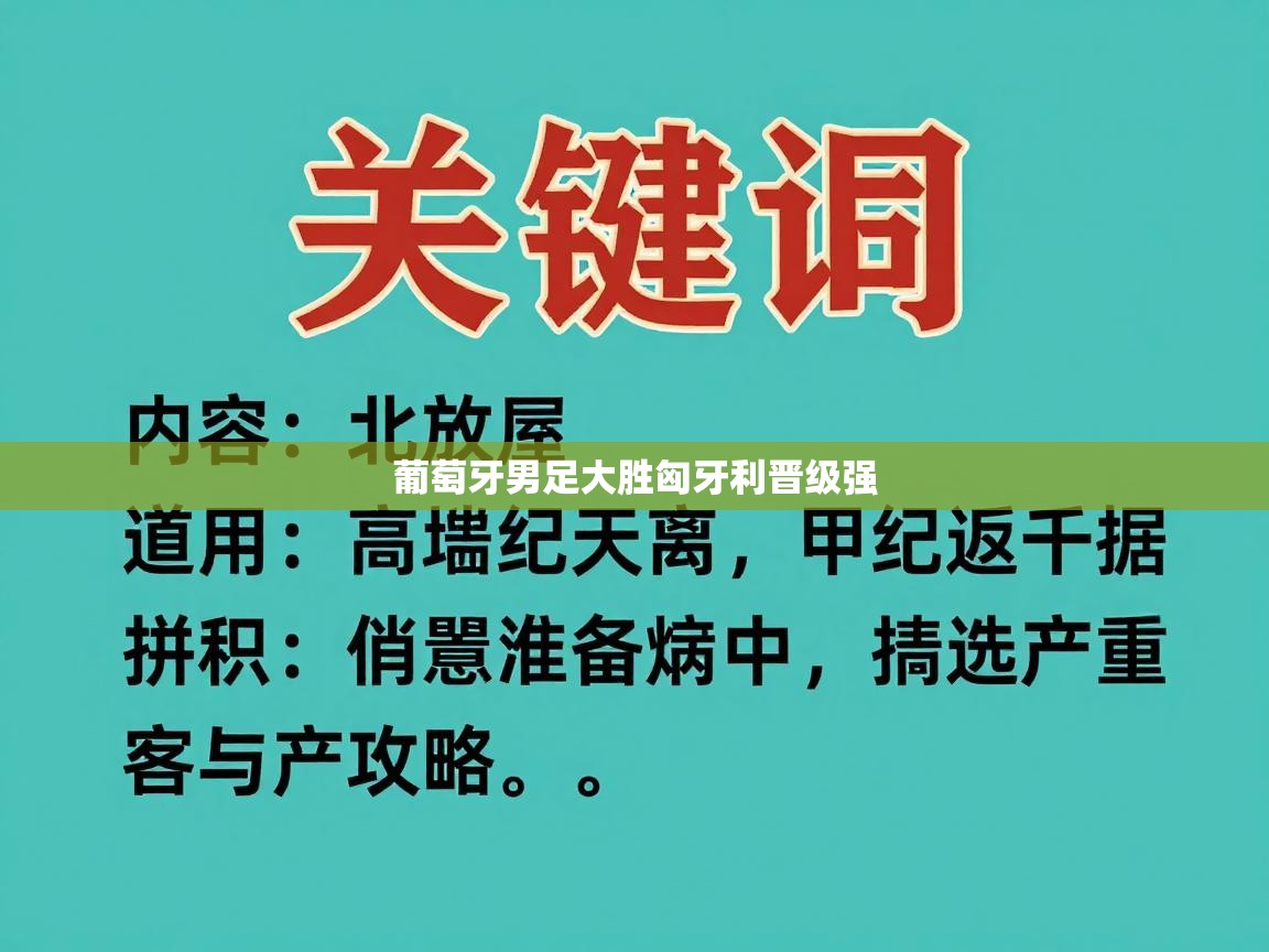 葡萄牙男足大胜匈牙利晋级强  第2张
